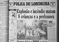 Trag&eacute;dia ganhou repercuss&atilde;o nacional entre os principais jornais do Paran&aacute; e do Brasil - Foto: Folha de Londrina