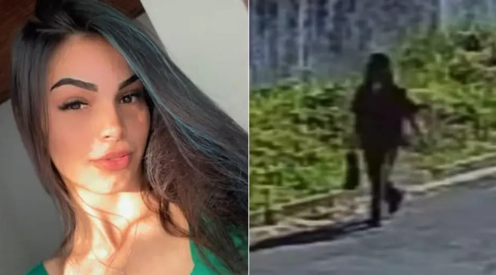 Isabelly Aparecida Ferreira Moro, de 23 anos, foi atingida por ácido quando voltava da academia — Foto: Reprodução/Divulgação Polícia Civil
