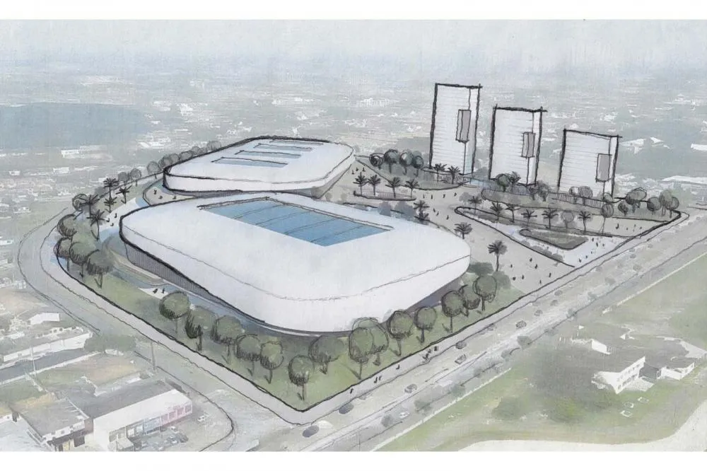 Projeto de construção do novo Centro de Convenções. Foto: SEPL