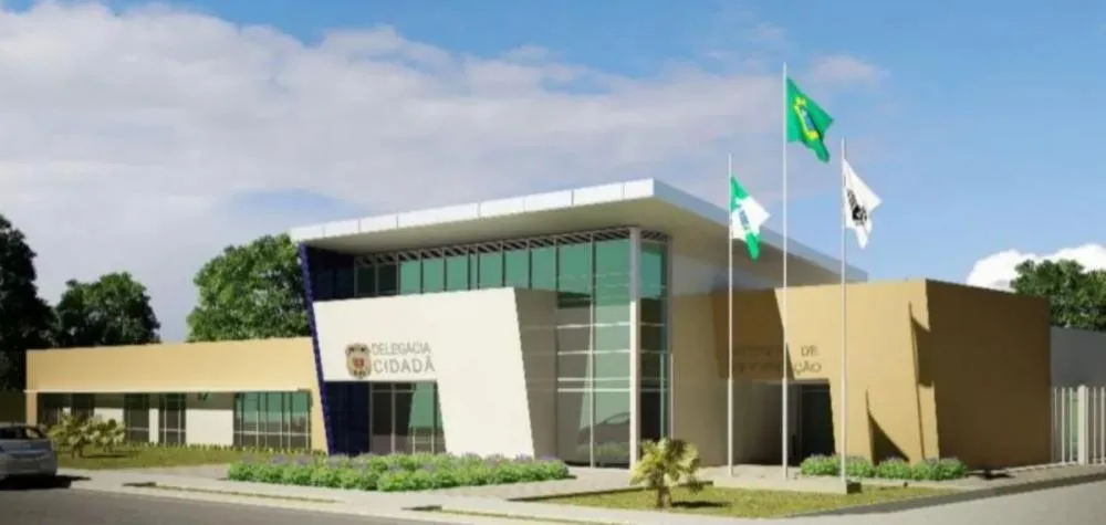 Projeto de construção da nova Delegacia Cidadã em Santo Antônio da Platina. Foto: PCPR