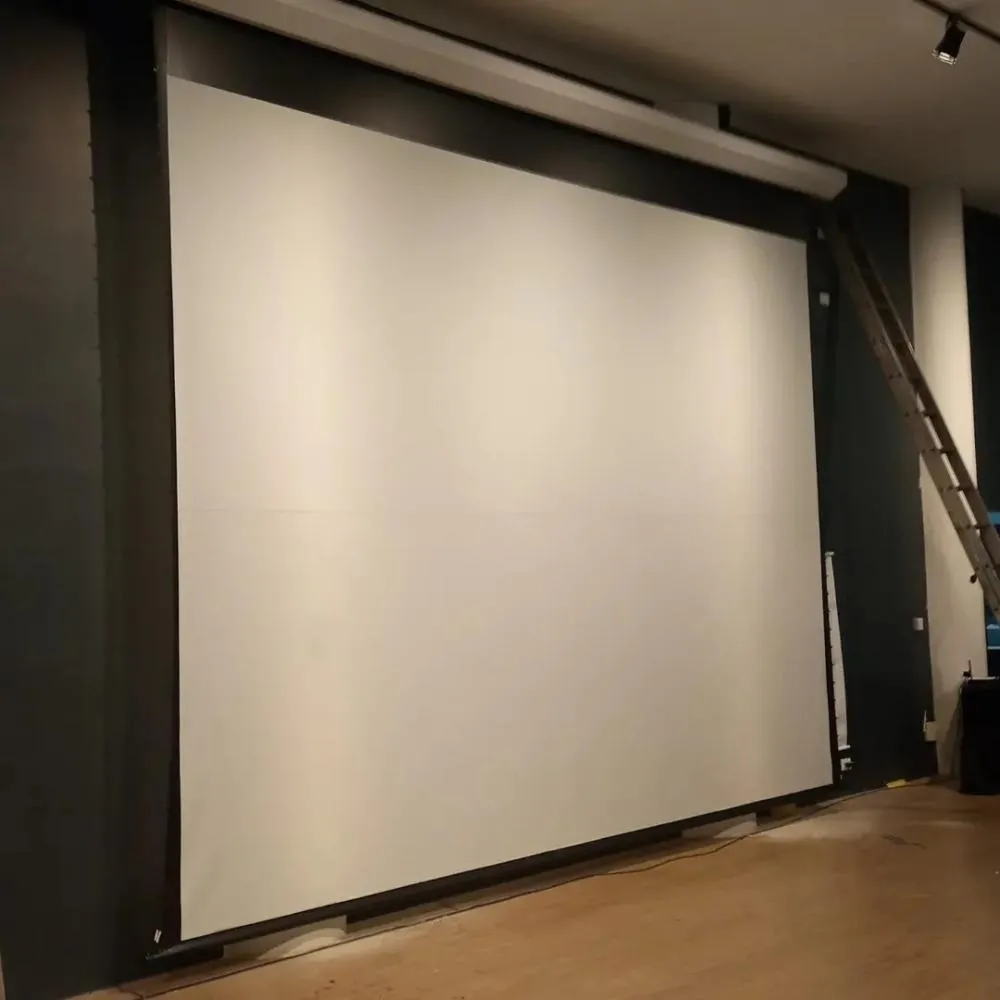 Tela do cinema de Siqueira Campos instalada na Casa da Cultura. Foto: Divulgação