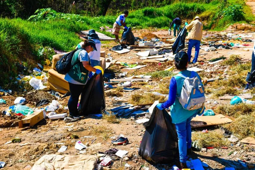 Mutirão em prol do Dia Nacional de Combate à Dengue em Jaguariaíva. Foto: Divulgação
