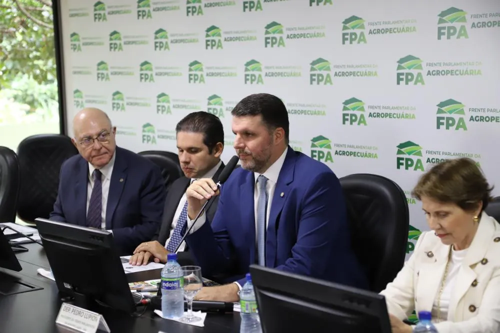 Pedro Lupion, reeleito presidente da FPA. Foto: Divulgação