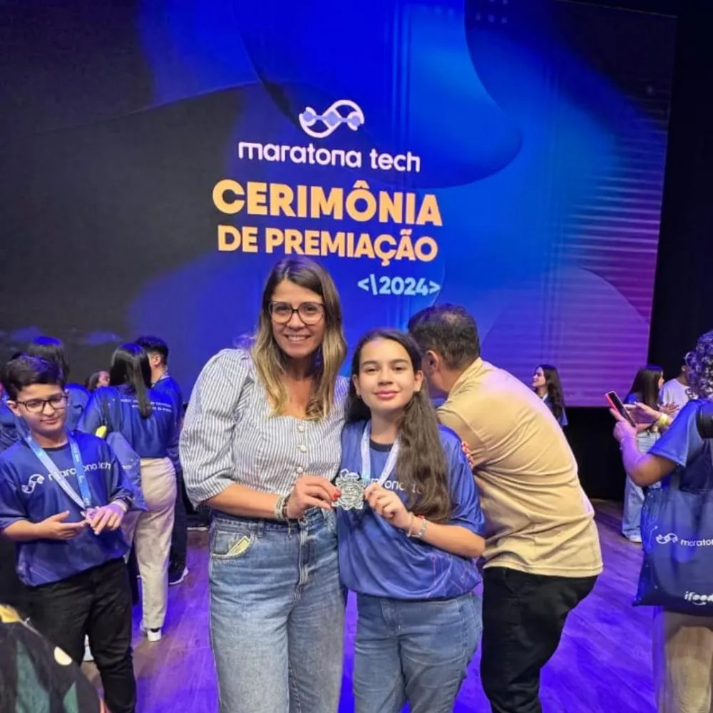 Estudante do NRE de Wenceslau Braz conquista medalha de prata na Maratona Tech 2024. Foto: Divulgação