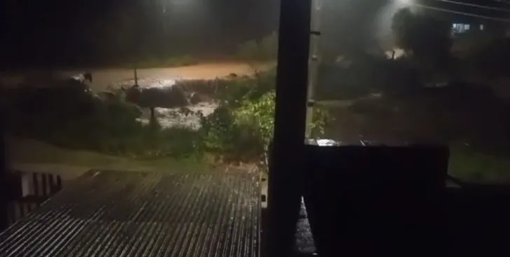 Chuva intensa em Santo Antônio da Platina. Foto: Divulgação