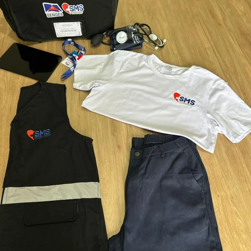Equipamentos destinados aos agentes em Sengés. Foto: Divulgação
