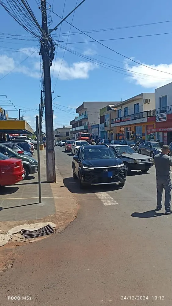 Centro de Wenceslau Braz na véspera de Natal. Foto: Arquivo Folha Extra