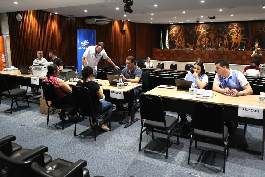 Uma novidade importante em 2024 foram os mutirões temáticos que permitiram um contato mais próximo com a população. Foto:Valdir Amaral/Alep