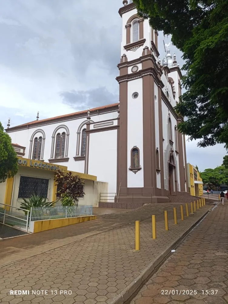 Paróquia São Sebastião, Wenceslau Braz. Foto: Arquivo Folha Extra