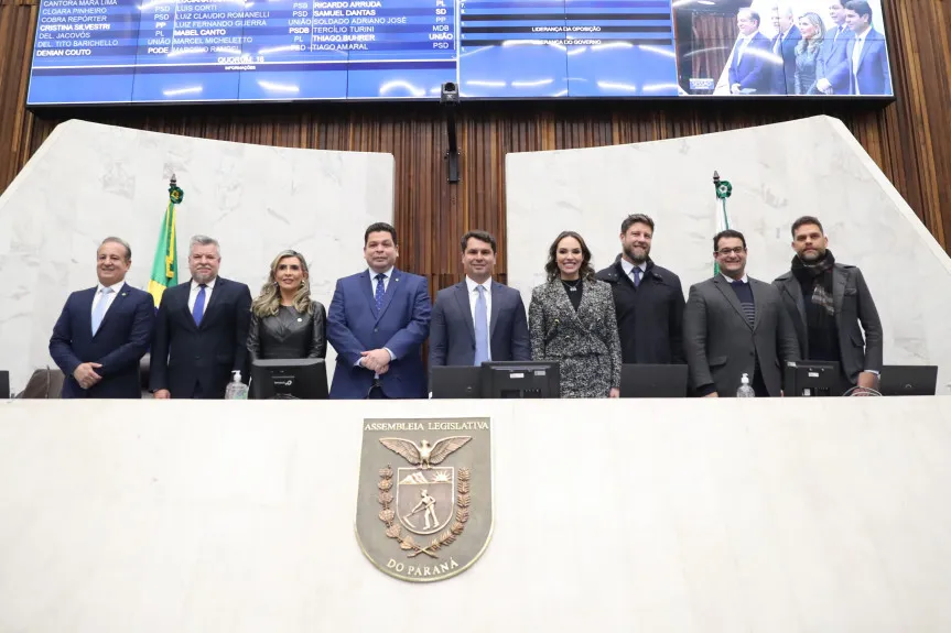 A Sessão Especial de Posse da Mesa Diretora da Assembleia acontecerá no dia 3 de fevereiro. Foto: Valdir Amaral/Alep