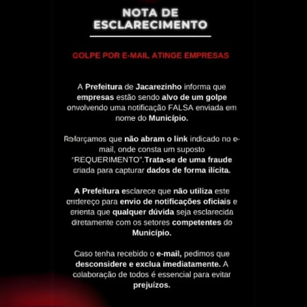 Foto: Divulgação/Prefeitura