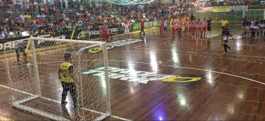 Estreia da equipe Barril Futsal na taça bronze. Foto: Divulgação