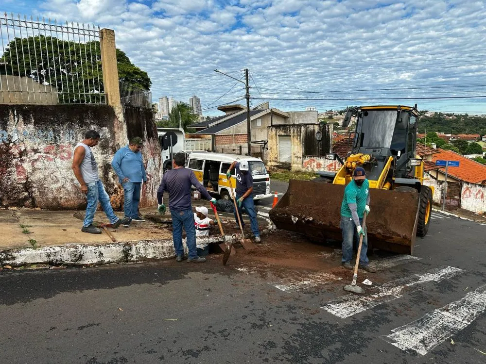 Prefeitura já trabalha para conter os danos. Foto: Prefeitura de Cornélio Procópio