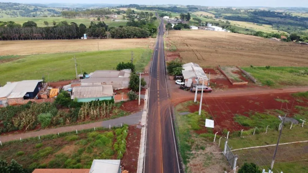Ao todo são 26 km entre Ramilândia e Santa Helena, sendo que 10 km já estão concluídos. Foto: Alexandre Marchetti/Itaipu Binacional