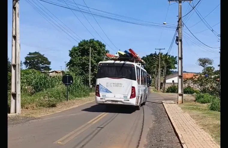 Ônibus que viajou para Minas Gerais apresentou problema na suspensão que quase causou acidente. Foto: Divulgação