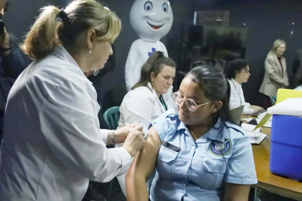 Campanha de vacinação tem como objetivo vacinar 85% das crianças e adolescentes. Foto: Alessandro Vieira/Sesa