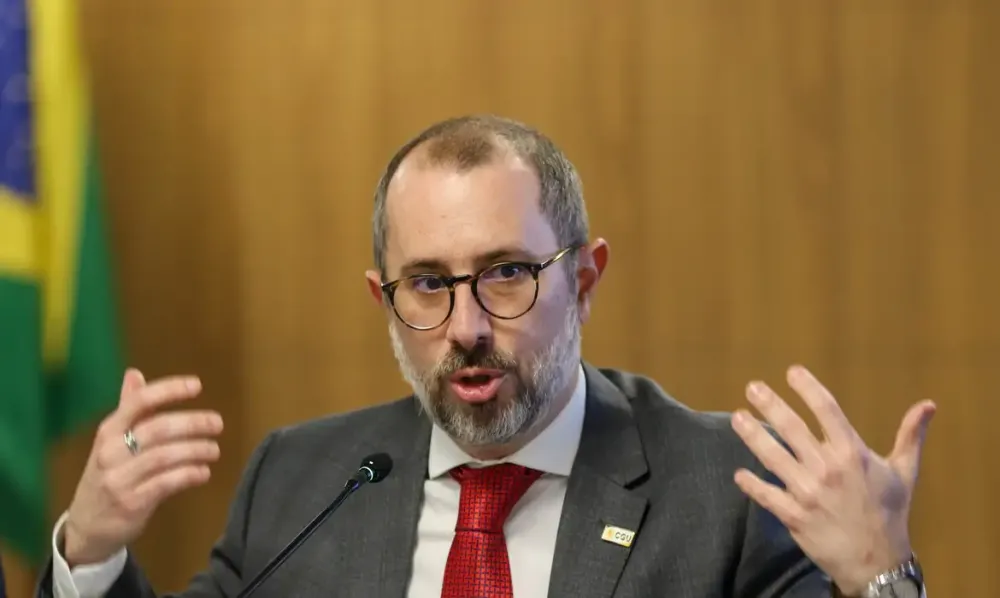 Ministro da Controladoria-Geral da União (CGU), Vinicius Marques de Carvalho. Foto: Wilson Dias/Agência Brasil