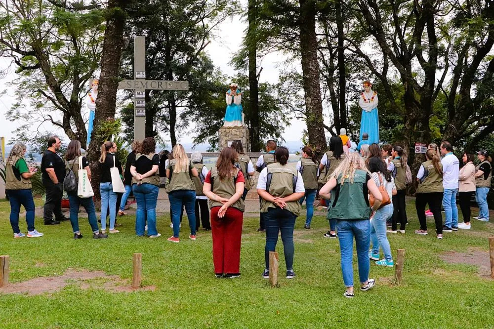 Durante o mês de maio, a Itaipu e o Conselho dos Municípios Lindeiros, por meio do convênio Linha Ecológica, estão promovendo visitas técnicas para gestores municipais de educação e cultura da região. Foto: João Vanderlei / Conselho dos Lindeiros