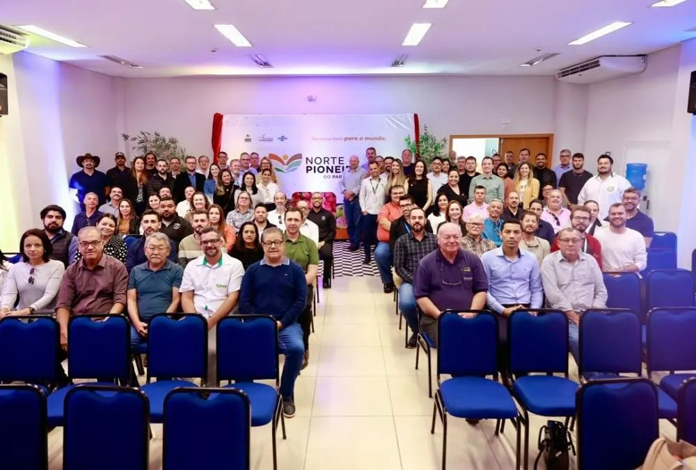 Evento de apresentação da marca reuniu lideranças públicas e empresariais do norte pioneiro no Sebrae de Jacarezinho. Foto: Thomé Lopes.
