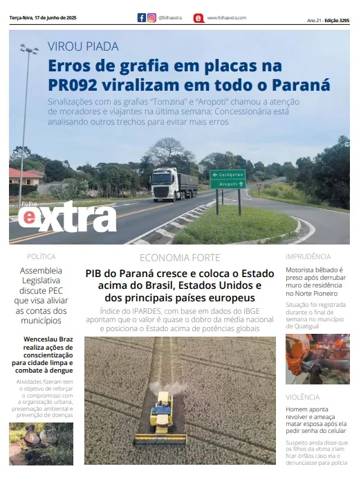 Foto: Folha Extra.