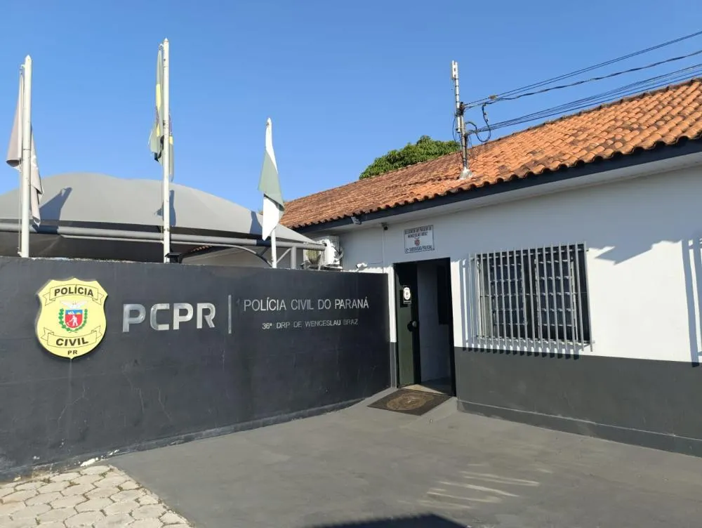 Delegacia de Polícia Civil de Wenceslau Braz. Foto: Davi Martins/Folha Extra