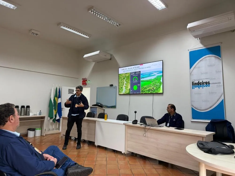 Apresentação no escritório da Itaipu em Santa Helena. Foto: Hericles Barbosa/Itaipu Binacional.