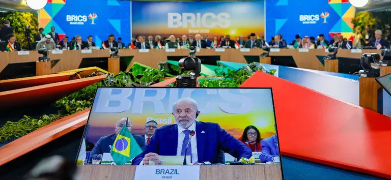 Sob a presidência do Brasil em 2025, o bloco estabeleceu sete grupos de trabalho temáticos: saúde, educação, ecologia, cultura, finanças, segurança e institucionalidade. Foto: Agência Gov