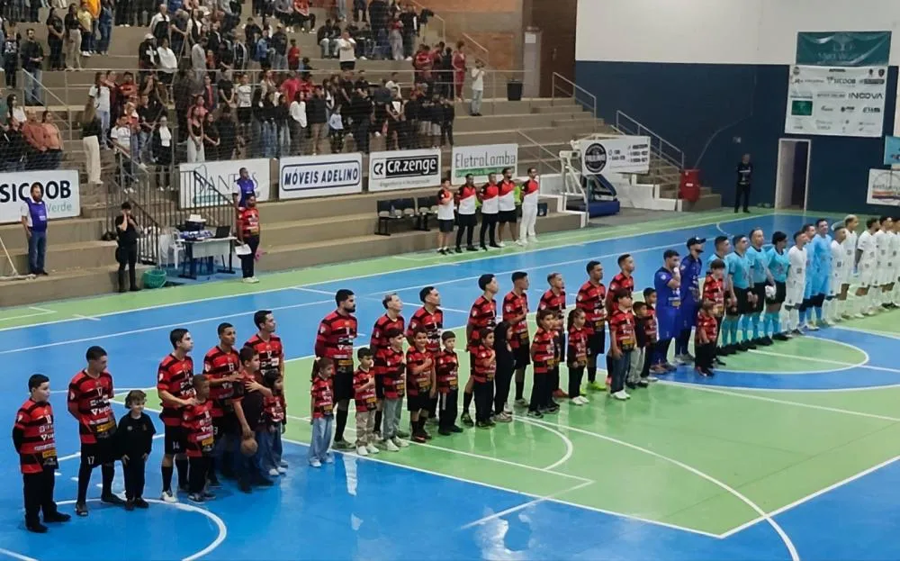 Jogo de estreia de Santo Antônio da Platina na segunda fase da competição. Foto: Divulgação