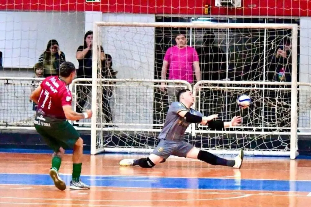 Andirá venceu o Atlético Teixeirassoarense em um placar de 4 a 3. Foto: Divulgação/Andirá Futsal.