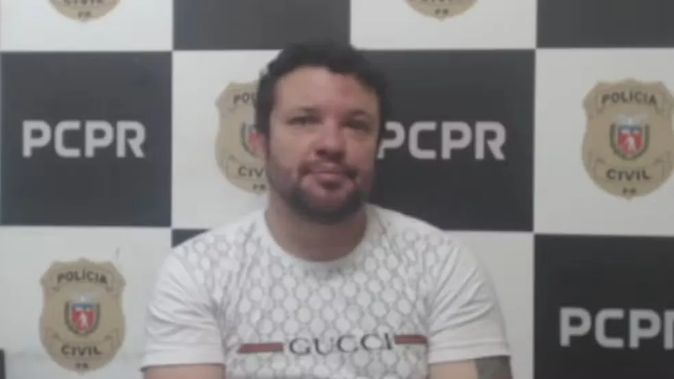 Lucas Rodrigues Soares tem 37 anos e foi preso suspeito de matar o próprio filho. Foto: Reprodução/G1