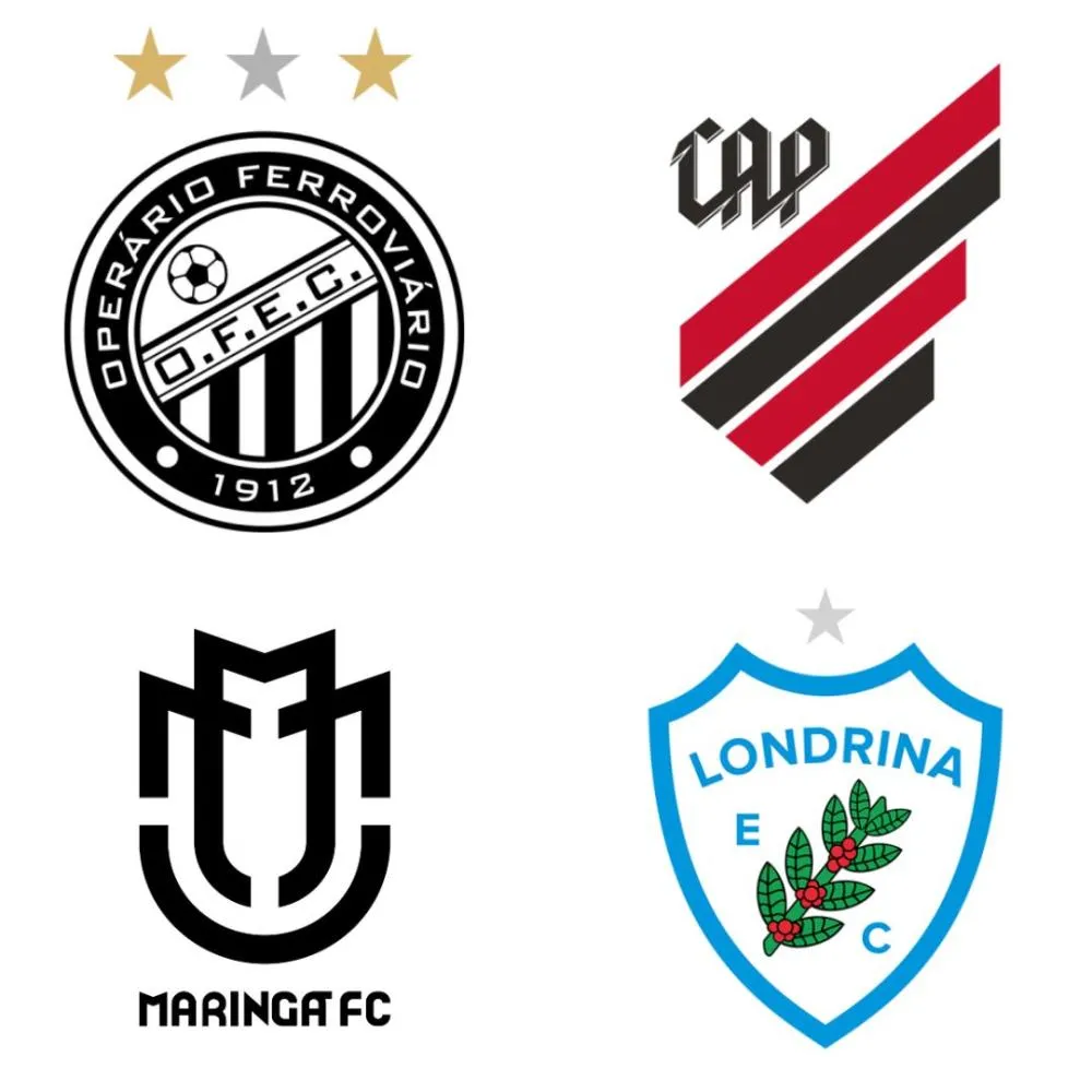 O Paraná já tem quatro representantes garantidos na Copa do Brasil de 2026: Operário Ferroviário, campeão estadual; Maringá, vice; e Athletico-PR e Londrina, semifinalistas. Foto: Reprodução