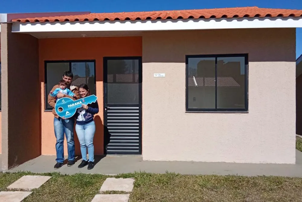 Com R$ 4,4 milhões do Estado, novo residencial de Ponta Grossa beneficia 226 famílias. Foto: Escritório Regional da Cohapar de Ponta Grossa