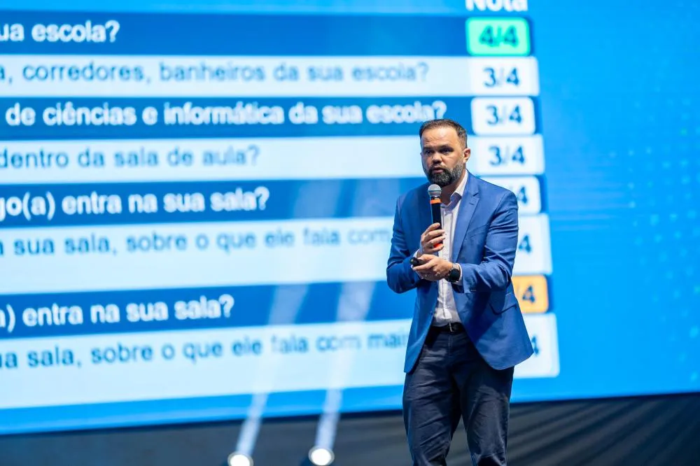 Anúncio foi feito pelo secretário de Estado da Educação, Roni Miranda, na segunda-feira (11). Foto: Lucas Fermin/SEED-PR