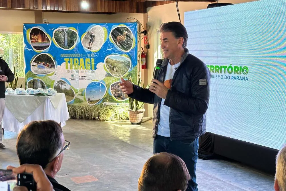 Valores foram anunciados durante o lançamento do Território Turístico dos Campos Gerais, em Tibagi. Foto: SETU