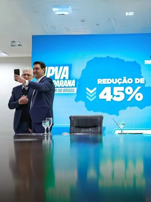 Foto divulgada pelo governador em suas redes sociais.