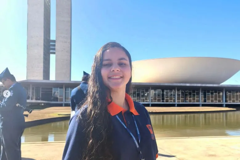 Flávia Bueno, representante do Paraná no programa Jovem Senador. Foto: Arquivo Pessoal