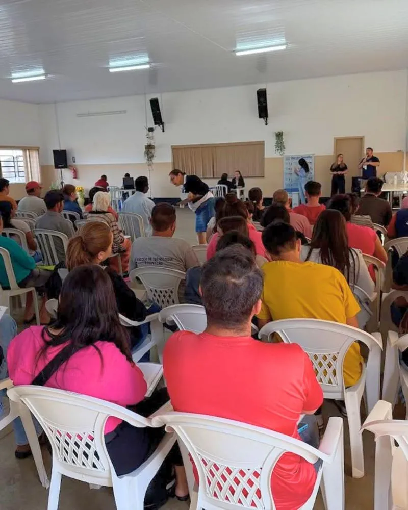 Iniciativa foi realizada no Centro da Terceira Idade, e segue nesta quinta-feira (25). Foto: Divulgação