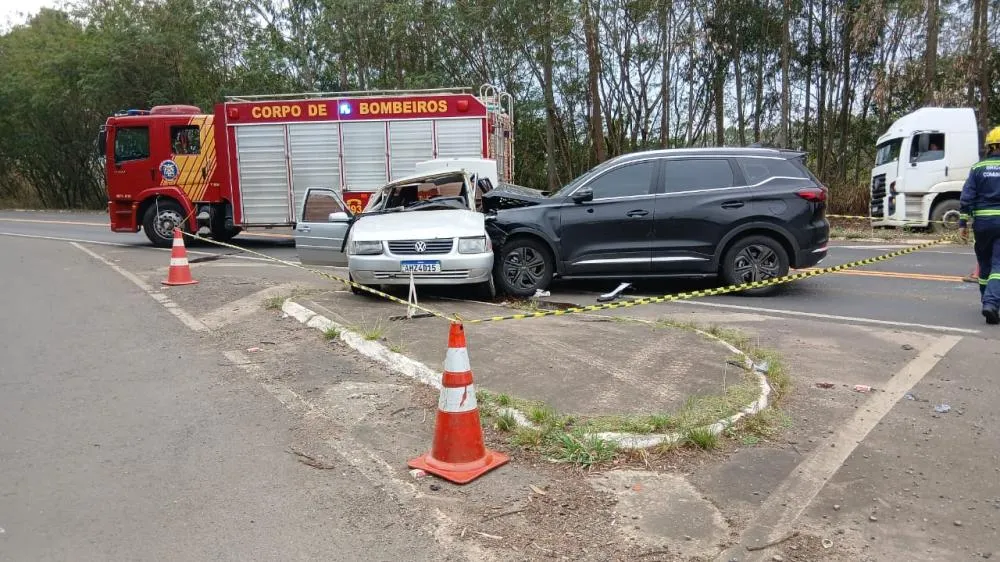 Idoso morreu no local. Foto: Corpo de Bombeiros