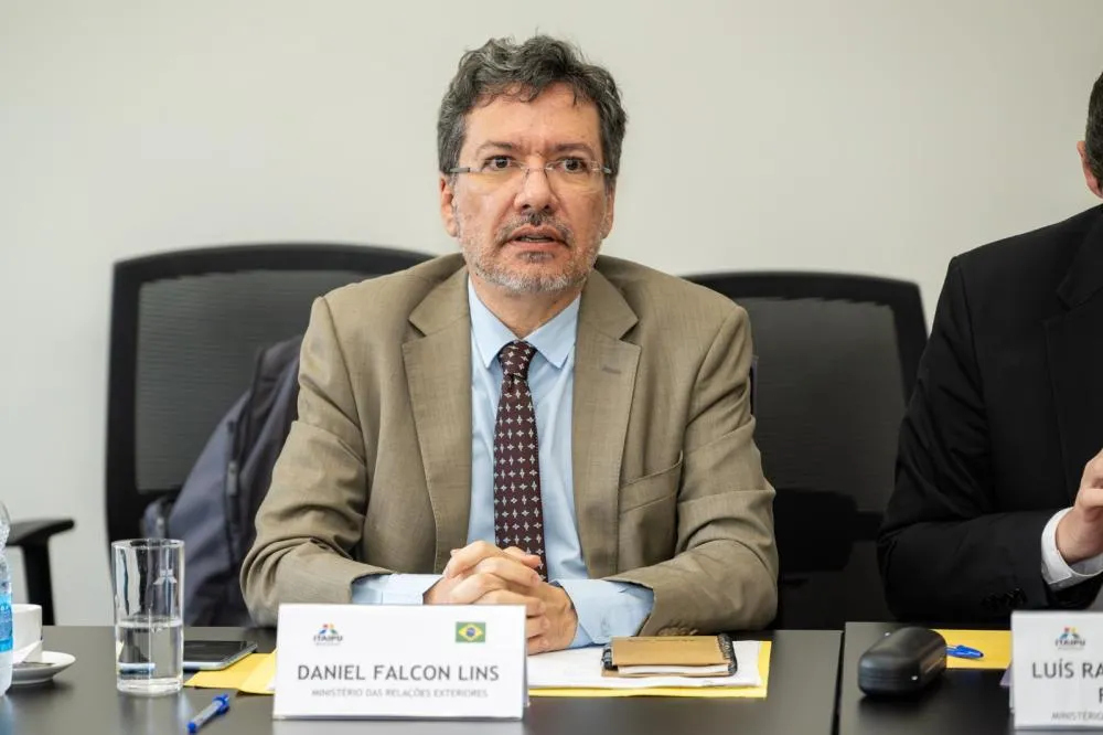 Ministro Daniel Falcon Lins, chefe da Divisão de Bolívia, Equador, Paraguai e Peru do Ministério das Relações Exteriores. Foto: William Brisida/Itaipu Binacional