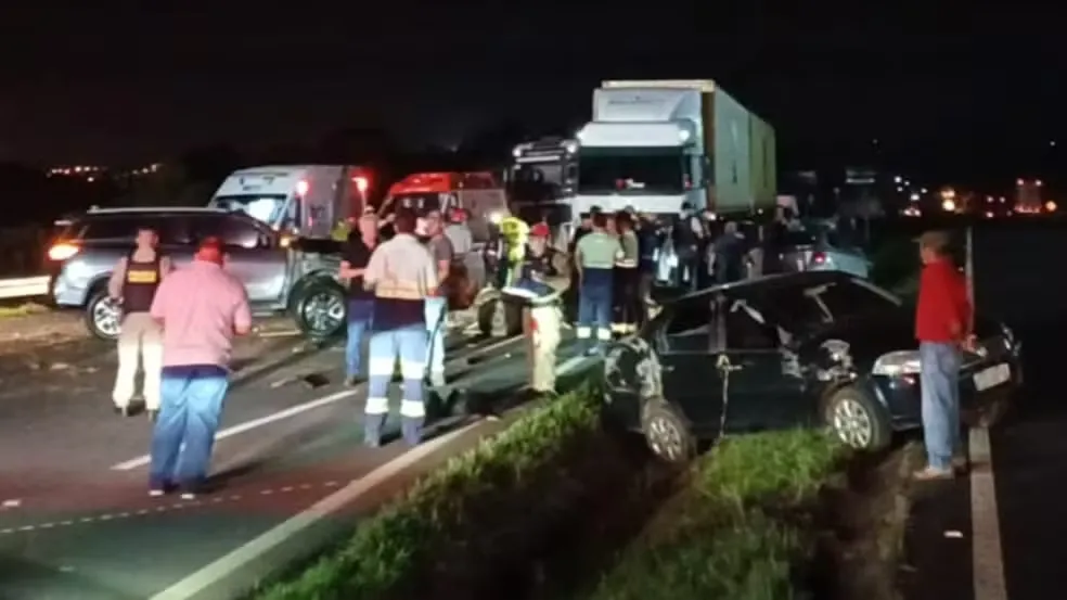 Acidente aconteceu na PR-151 — Foto: Polícia Rodoviária Estadual