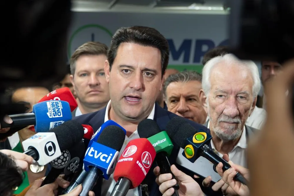 Ratinho Junior segue como um dos governadores que melhor pontua contra o presidente Lula. Foto: Assessoria