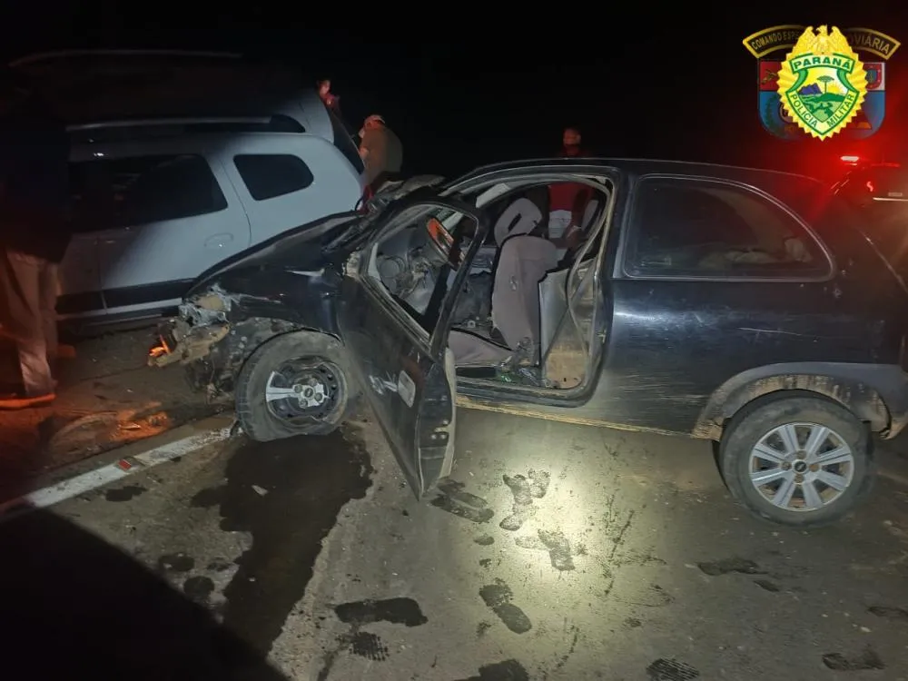 Acidente aconteceu na noite desta quinta-feira (16). Foto: Divulgação
