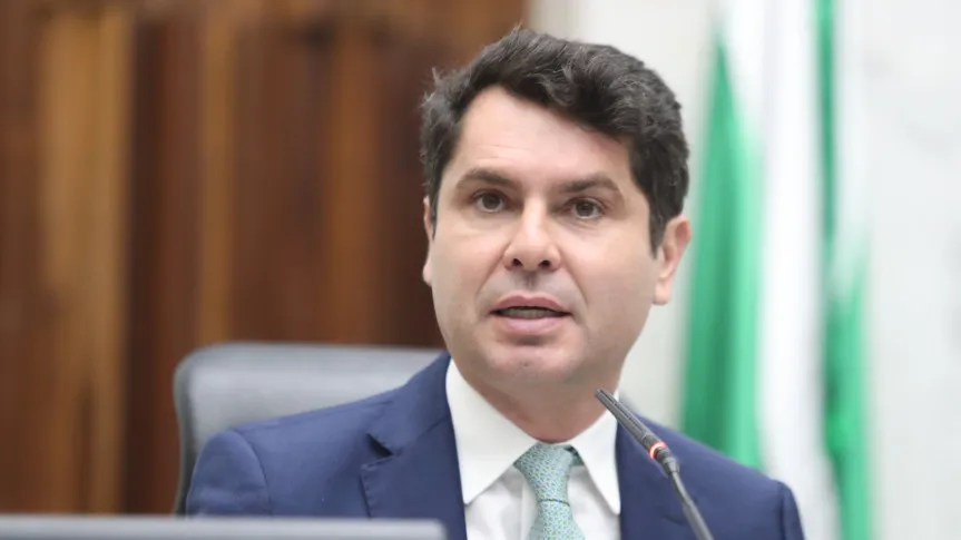 Deputado Alexandre Curi (PSD), presidente da Assembleia Legislativa do Paraná. Foto: Orlando Kissner/Alep