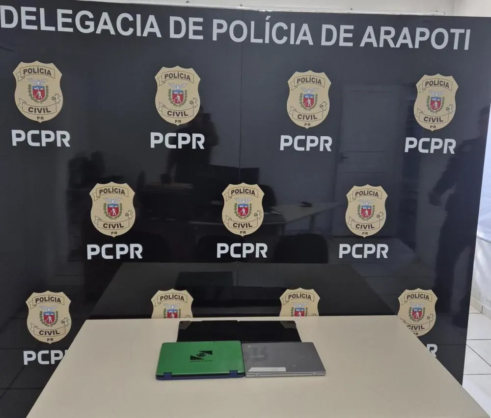 Aparelhos foram recuperados pela Polícia Civil. Foto: PCPR