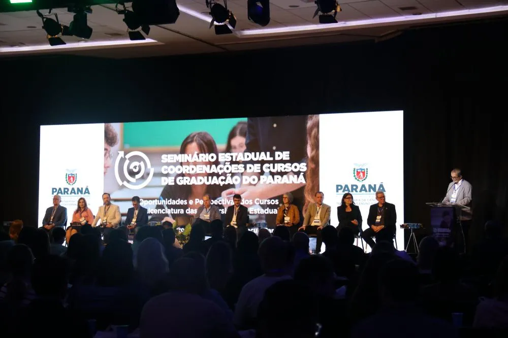Paraná fortalece formação de professores com debate entre governo e universidades estaduais. Foto: Pedro Philippus/Unioeste