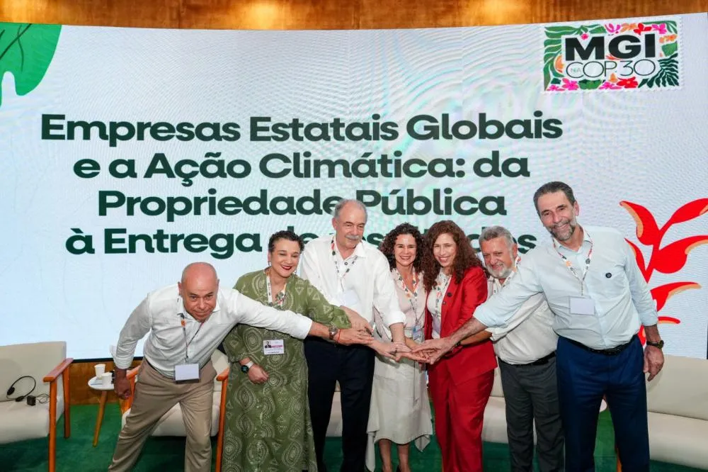 O diretor-geral da Itaipu, Enio Verri, destacou o papel da empresa na segurança energética do Brasil e do Paraguai. Foto: Rafa Kondlatsch/Itaipu Binacional