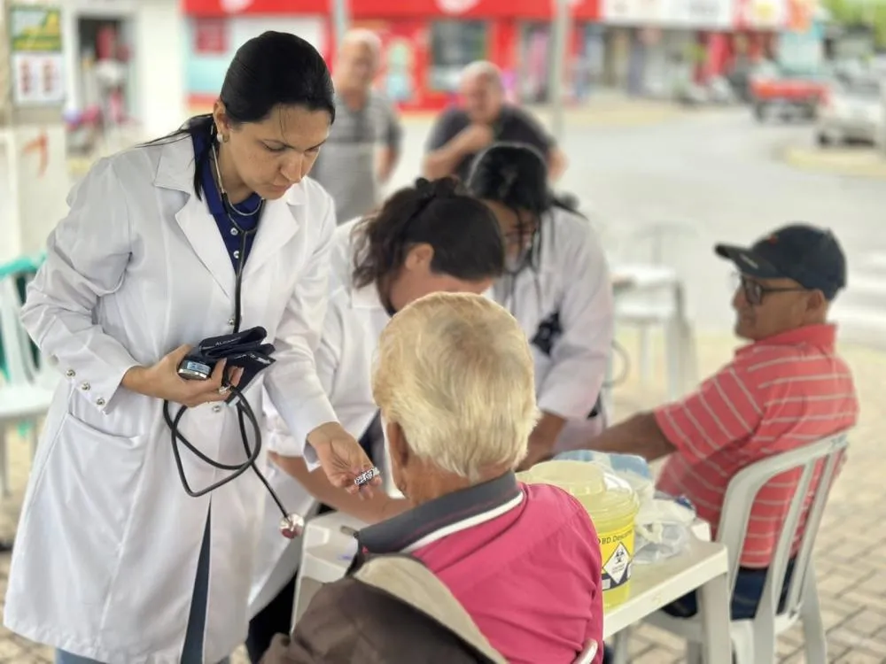 Ação na Praça Getúlio Vargas reuniu centenas de moradores. Foto: Divulgação