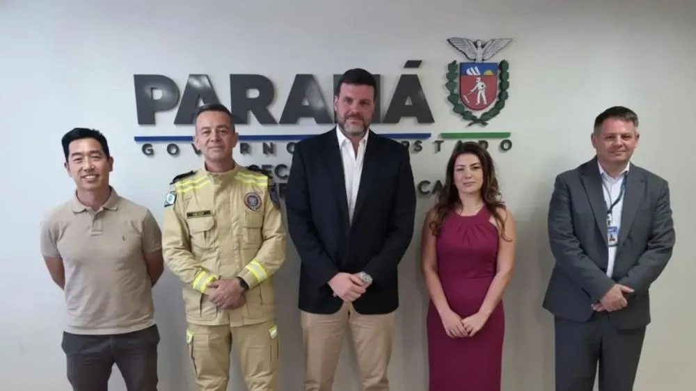 Após participar de uma reunião na Secretaria de Segurança Pública do Paraná, Pedro Lupion afirmou que o projeto já foi aprovado. Foto: Divulgação