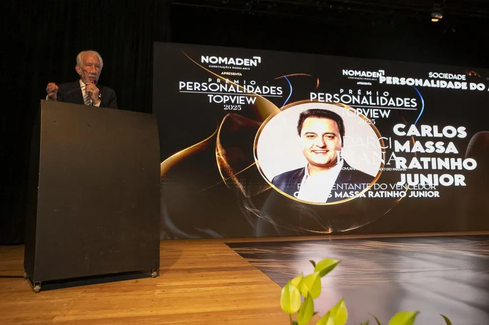 Esta é a segunda vez que o governador recebe o reconhecimento, repetindo o feito de 2023. Foto: Roberto Dziura Jr/AEn