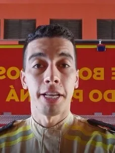 Tenente de Jacarezinho, Arthur Borges dá instruções. Foto: Divulgação